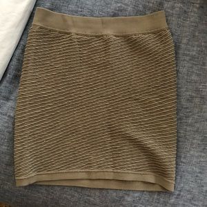 BCBGeneration olive green pencil skirt